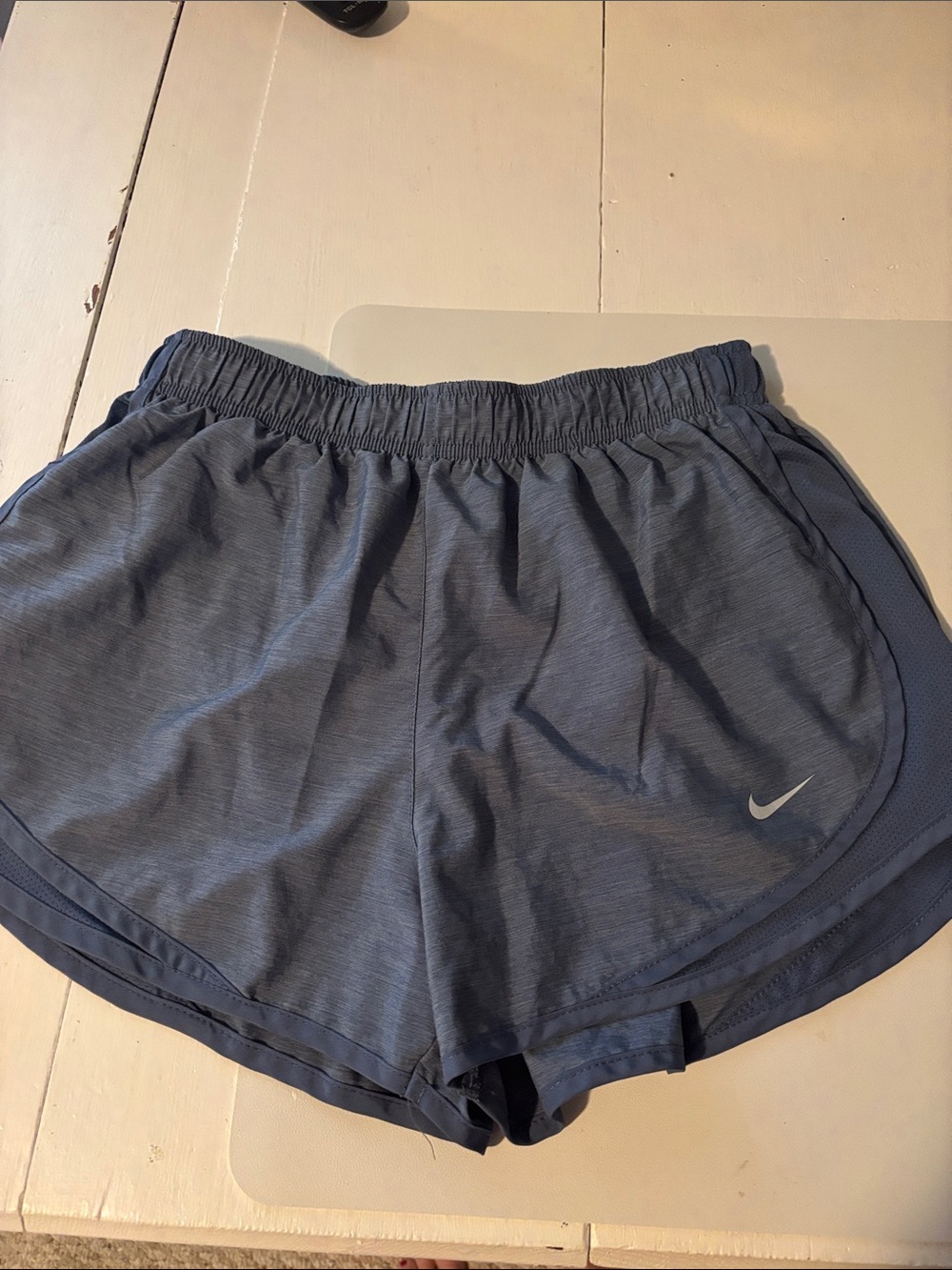 Nike Women's Slate Blue Athletic Running Shorts